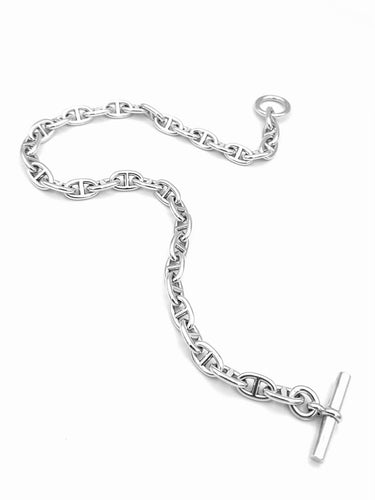 Collier Hermès Chaîne d’ancre - Collier en argent 925, moyen modèle 58 Facettes HERMES COL