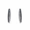 Boucles d'oreilles Créoles ovales - Boucles d’oreilles en or blanc 18 carats et diamants 58 Facettes P1L4