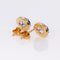 Boucles d'oreilles Boucles d'oreilles - Tanzanites et diamants en or jaune 18 kt 58 Facettes E005