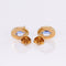 Boucles d'oreilles Boucles d'oreilles - Tanzanites et diamants en or jaune 18 kt 58 Facettes E005