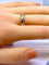 Bague 57 Bague anneaux mobiles en 3 ors 18 carats 58 Facettes AB723