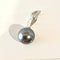 Pendentif Pendentif en or blanc 18 carats avec perle de Tahiti et diamants 58 Facettes AB724