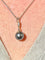 Pendentif Pendentif en or blanc 18 carats avec perle de Tahiti et diamants 58 Facettes AB724