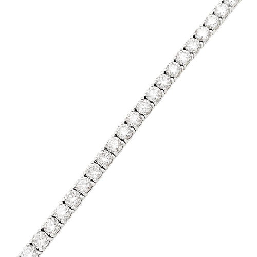 Bracelet Bracelet ligne, or blanc et diamants. 58 Facettes 35403