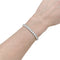Bracelet Bracelet ligne, or blanc et diamants. 58 Facettes 35403