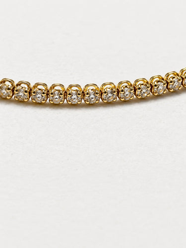 Bracelet Bracelet tennis en or jaune 18 carats et diamants 58 Facettes WC-2025-2216