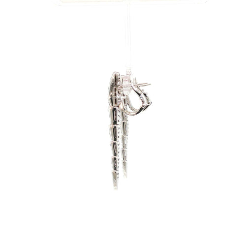 Boucles d'oreilles Bulgari Serpenti Viper - Boucles d’oreilles en or blanc et diamants 58 Facettes 2.19459