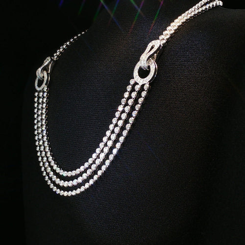 Collier Cartier Agrafe - Collier en or blanc 18 carats et diamants 58 Facettes 2.19484