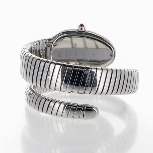 Montre Bulgari Serpenti Tubogas - Montre SP35S en acier et diamants 58 Facettes 2.19400