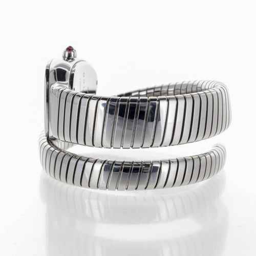 Montre Bulgari Serpenti Tubogas - Montre SP35S en acier et diamants 58 Facettes 2.19400