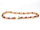 Bracelet Crimson Éclat - Bracelet en or jaune 18 ct avec rubis naturels et diamants 58 Facettes B001