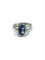 Bague 52 Bague en or blanc 18 carats, saphir et diamants 58 Facettes id: 1757849