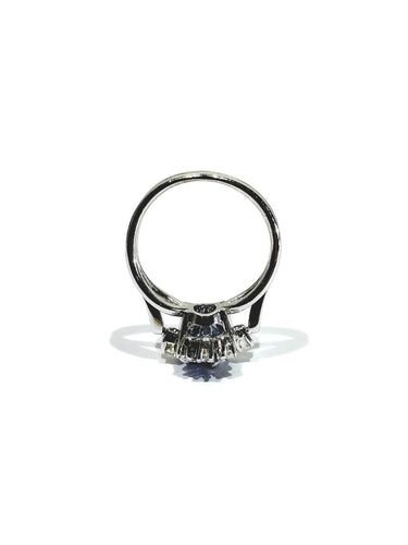 Bague 52 Bague en or blanc 18 carats, saphir et diamants 58 Facettes id: 1757849