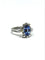 Bague 52 Bague en or blanc 18 carats, saphir et diamants 58 Facettes id: 1757849
