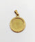 Pendentif Augis - Pendentif médaille d’amour en or 18k, diamant et rubis 58 Facettes A07125