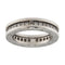 Bague 57 Bvlgari - Bague eternity en or blanc avec diamants taille brillant 58 Facettes G3940