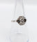 Bague 55 Bague Art déco en or blanc 18k et platine avec diamant taille rose 58 Facettes A07127