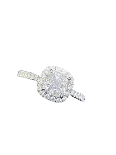 Bague 50 Harry Winston The One - Bague en platine (Pt950) 1,03 ct diamant 58 Facettes Jnci35