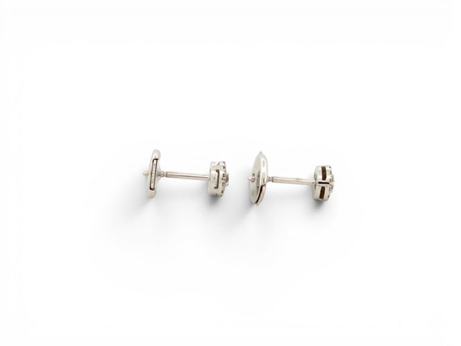 Boucles d'oreilles Messika Joy XS - Boucles d'oreilles en or blanc 18k et diamants 0,15 ct 58 Facettes 274722
