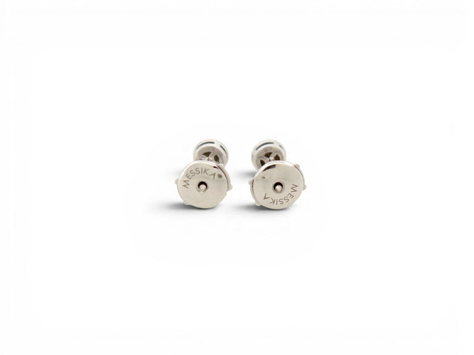 Boucles d'oreilles Messika Joy XS - Boucles d'oreilles en or blanc 18k et diamants 0,15 ct 58 Facettes 274722