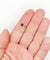 Bague 53.5 Bague Art déco en or 18k avec rubis synthétique et diamants 58 Facettes A07131