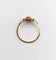 Bague 53.5 Bague Art déco en or 18k avec rubis synthétique et diamants 58 Facettes A07131