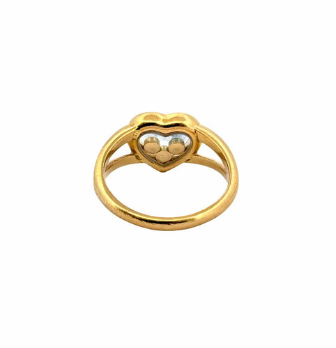 Bague 60 Chopard Happy Diamonds - Bague en or jaune 18 carats et diamants 58 Facettes Cho
