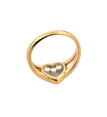 Bague 60 Chopard Happy Diamonds - Bague en or jaune 18 carats et diamants 58 Facettes Cho