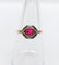 Bague 55.5 Bague Art déco en or jaune 18k et verre rouge (vers 1920) 58 Facettes A07132