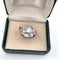 Bague 54 Bague bande en or blanc 18 ct avec diamants 58 Facettes 294/26 Z