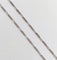 Collier Art déco - Chaîne gourmette alternée en platine 42,5 cm 58 Facettes A07144
