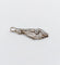 Pendentif Pendentif Art déco en or blanc 18k et platine, diamants 58 Facettes A07146