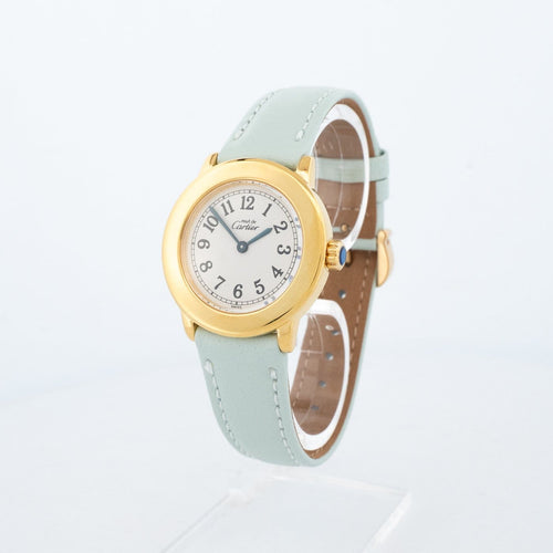 Montre Cartier Must Ronde - Montre femme SM à cadran ivoire chiffres arabes 58 Facettes 512