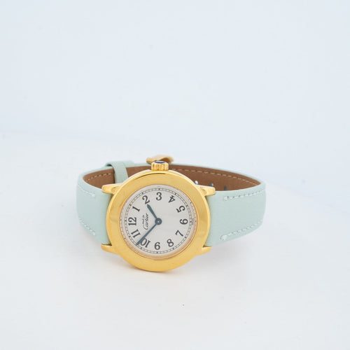 Montre Cartier Must Ronde - Montre femme SM à cadran ivoire chiffres arabes 58 Facettes 512