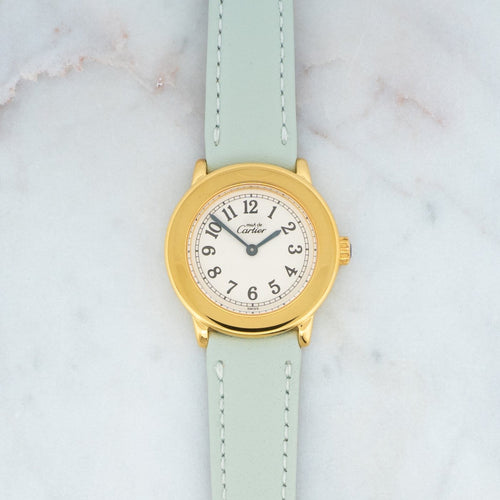 Montre Cartier Must Ronde - Montre femme SM à cadran ivoire chiffres arabes 58 Facettes 512