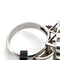 Bague 54 Bague vintage à damier en or blanc 18 ct et diamants 58 Facettes 628 T A
