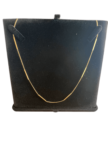 Collier Collier - Maille gourmette alternée en or jaune 18 carats 58 Facettes 49