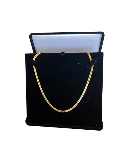 Collier Collier maille anglaise en or jaune 18 carats 58 Facettes N50