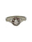 Bague 53 Bague en or blanc 18K et platine 950 sertie d’un diamant 58 Facettes 1890