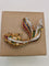 Broche Broche poisson vintage années 1970 en or jaune 18 ct et pierres 58 Facettes CV-050