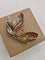 Broche Broche poisson vintage années 1970 en or jaune 18 ct et pierres 58 Facettes CV-050