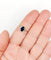 Bague 57 Bague Art déco en or blanc 18k et verre bleu (circa 1920) 58 Facettes A07151