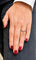 Bague 53 Solitaire - Bague en or blanc 18 carats et diamants naturels 58 Facettes 90598-ac12406