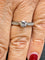 Bague 53 Solitaire - Bague en or blanc 18 carats et diamants naturels 58 Facettes 90598-ac12406