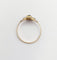 Bague 57.5 Bague Art déco en or 18k et verre bleu (circa 1920) 58 Facettes A07152