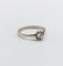 Bague 50.5 Bague solitaire Art déco en or blanc 18k, platine et diamant 58 Facettes A07169