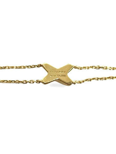 Bracelet Chaumet Liens - Bracelet en or jaune 18K et diamants 0,23 ct 58 Facettes 1924