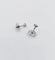 Boucles d'oreilles Puces d'oreilles vintage en or blanc 18k et diamants 58 Facettes A07195