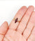 Bague 60 Bague marquise - Grenat taille navette en or rose 18k sur paillons 58 Facettes A07199