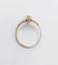 Bague 60 Bague marquise - Grenat taille navette en or rose 18k sur paillons 58 Facettes A07199